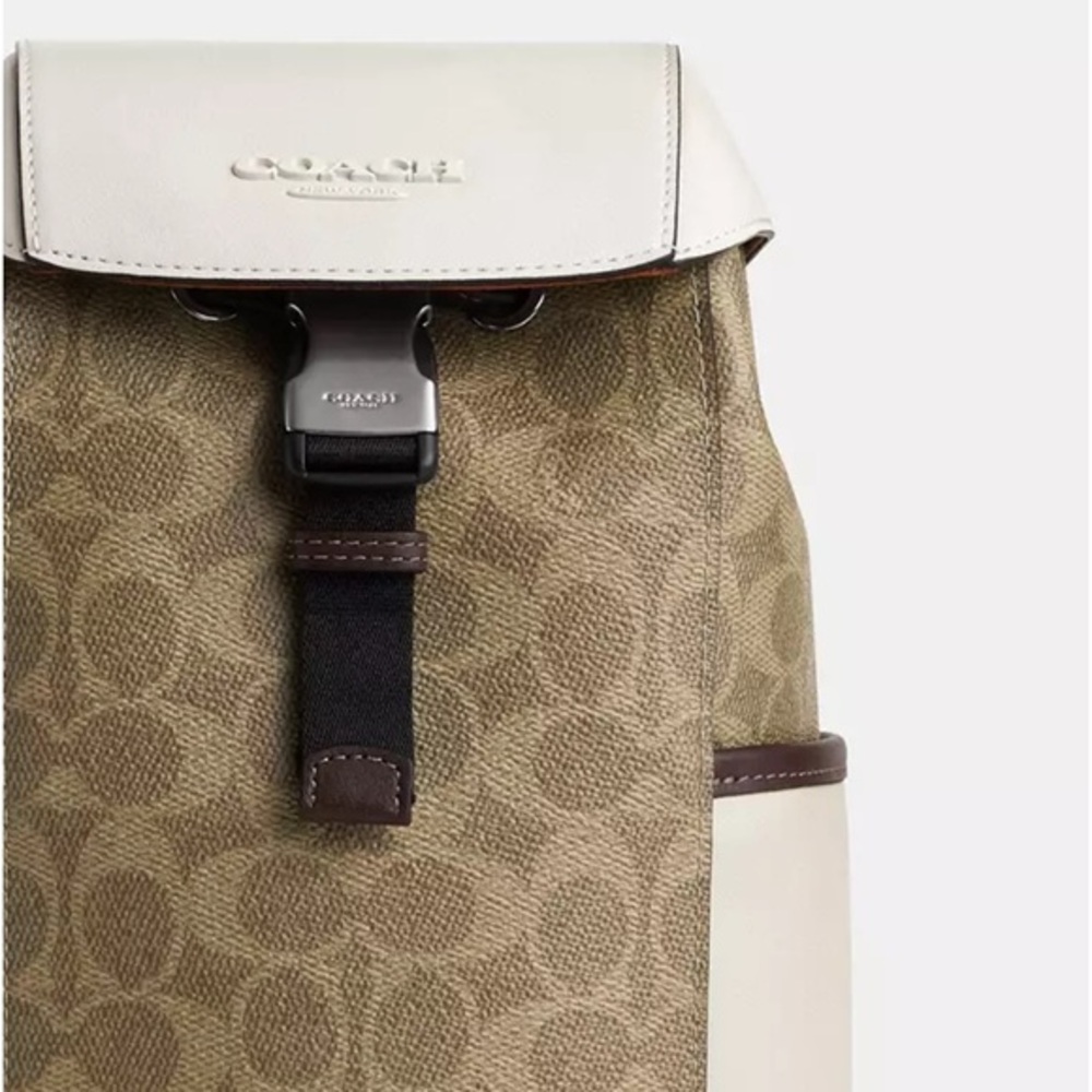 NWT COACH Racer Pack In Signature Colorblock - Picture 2 of 8